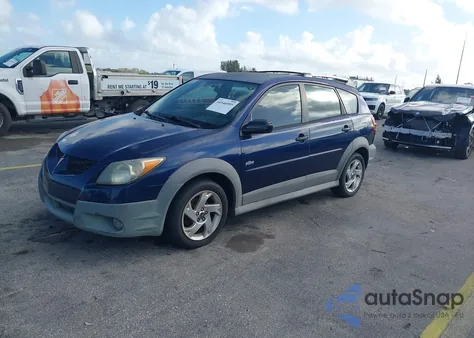 2004 Pontiac Vibe z USA, uszkodzony, nr VIN 5Y2SL628X4Z421635